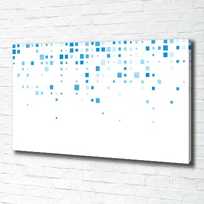 Quadro stampa su tela Quadrati blu