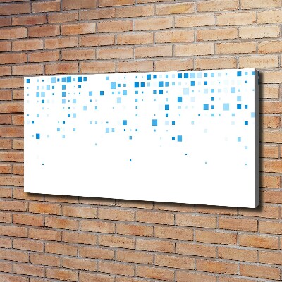 Quadro stampa su tela Quadrati blu