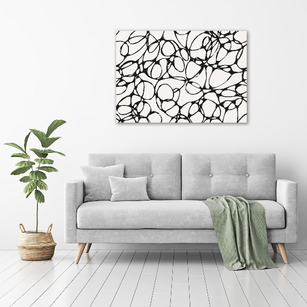 Quadro su tela Cerchi caotici