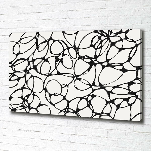 Quadro su tela Cerchi caotici