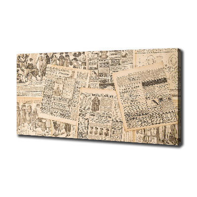 Quadro stampa su tela Un vecchio giornale