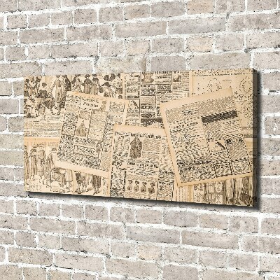 Quadro stampa su tela Un vecchio giornale