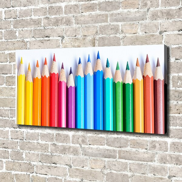 Foto quadro su tela Matite colorate