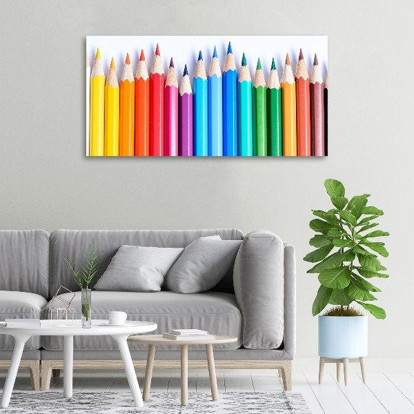 Foto quadro su tela Matite colorate