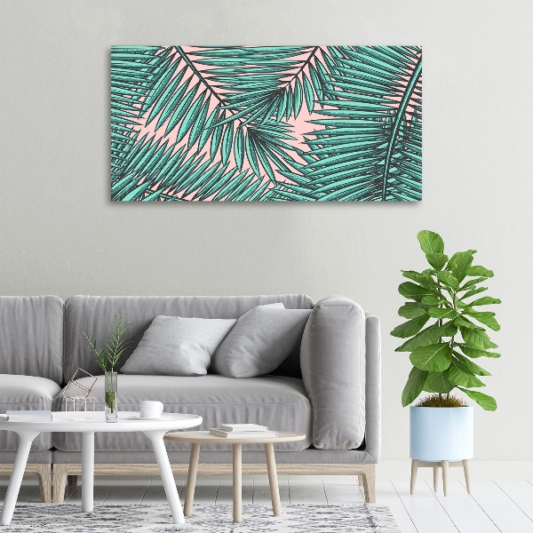 Foto quadro su tela Foglie di palma