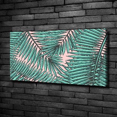 Foto quadro su tela Foglie di palma