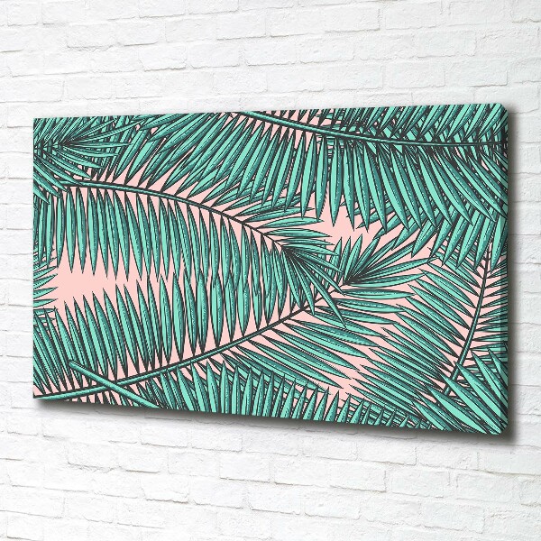 Foto quadro su tela Foglie di palma