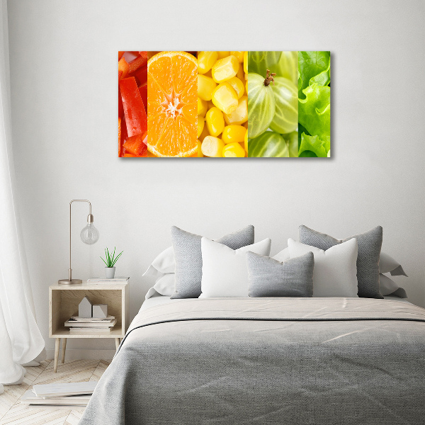 Quadro su tela Frutta e verdura