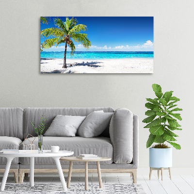 Quadro su tela Spiaggia tropicale