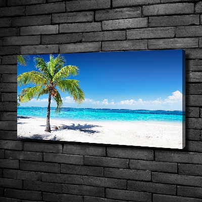 Quadro su tela Spiaggia tropicale