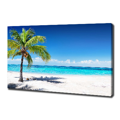 Quadro su tela Spiaggia tropicale
