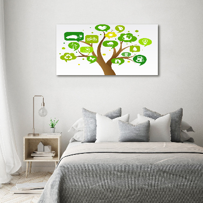 Quadro su tela Albero ecologico