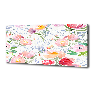 Quadro stampa su tela Papaveri