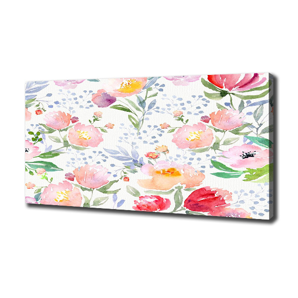 Quadro stampa su tela Papaveri