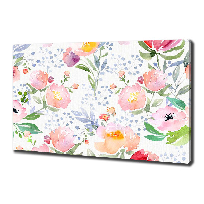 Quadro stampa su tela Papaveri