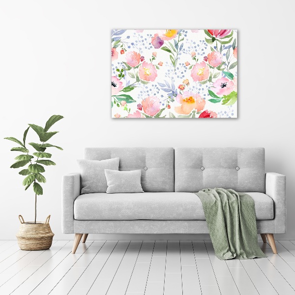 Quadro stampa su tela Papaveri