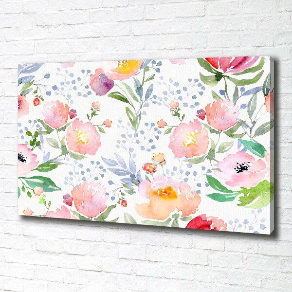 Quadro stampa su tela Papaveri