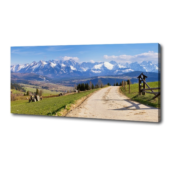 Quadro stampa su tela Panorama dei Monti Tatra