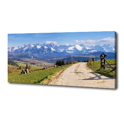 Quadro stampa su tela Panorama dei Monti Tatra