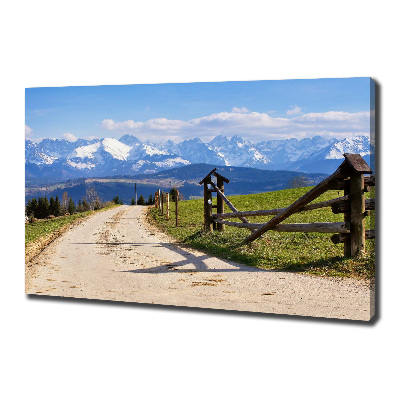 Quadro stampa su tela Panorama dei Monti Tatra