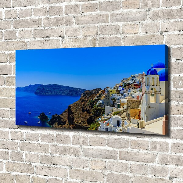 Quadro stampa su tela Santorini, Grecia