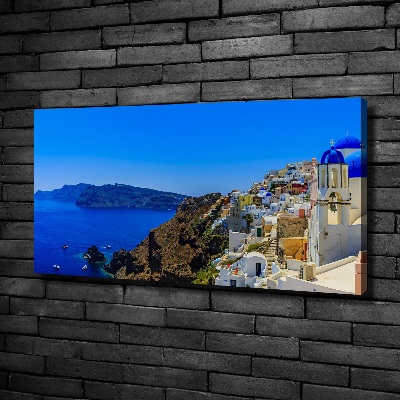 Quadro stampa su tela Santorini, Grecia