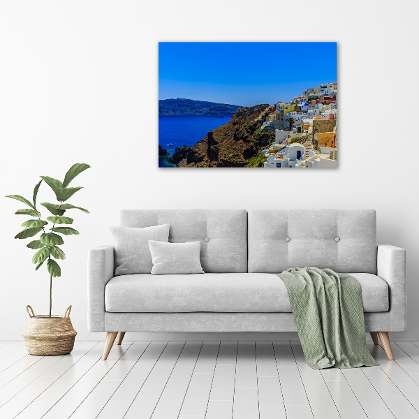 Quadro stampa su tela Santorini, Grecia