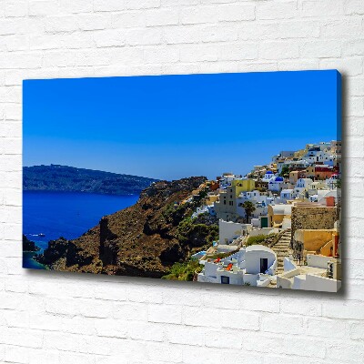 Quadro stampa su tela Santorini, Grecia