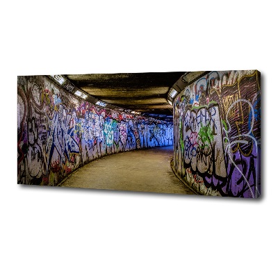 Quadro su tela Graffiti nella metropolitana