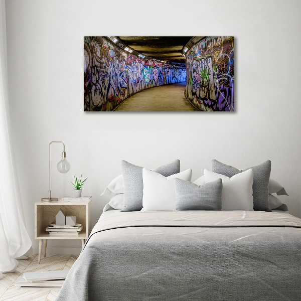 Quadro su tela Graffiti nella metropolitana