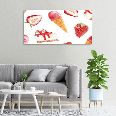 Foto quadro su tela Dessert