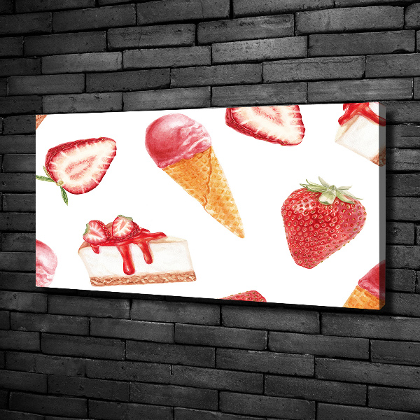 Foto quadro su tela Dessert