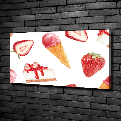Foto quadro su tela Dessert