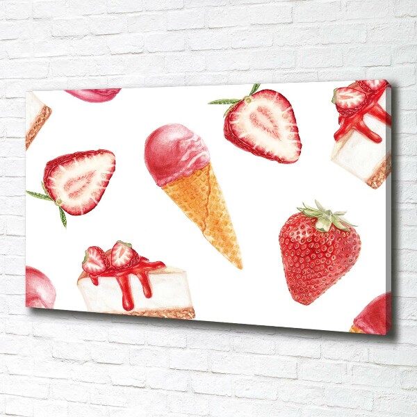 Foto quadro su tela Dessert