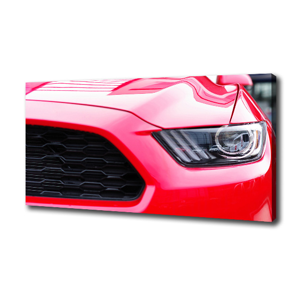 Quadro su tela Mustang rossa