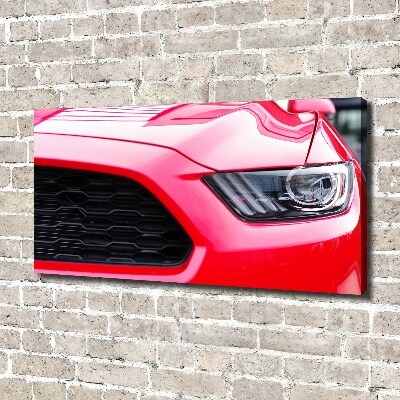Quadro su tela Mustang rossa