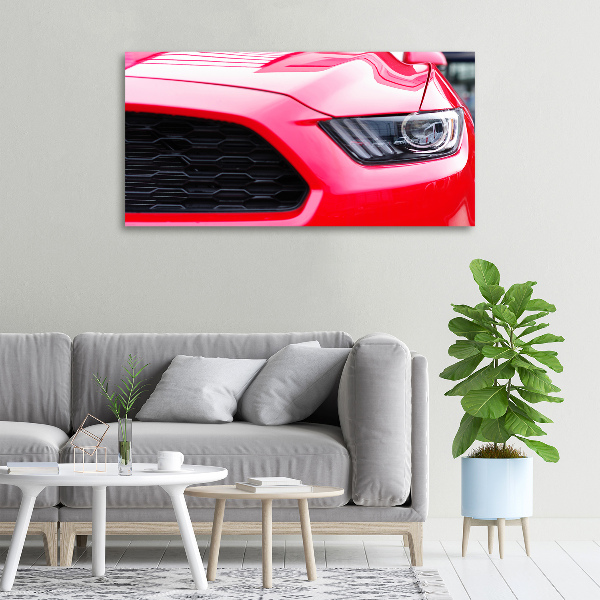 Quadro su tela Mustang rossa