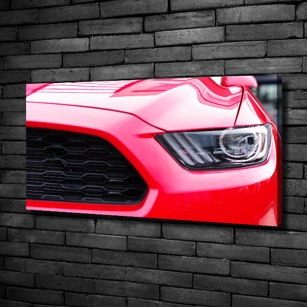 Quadro su tela Mustang rossa