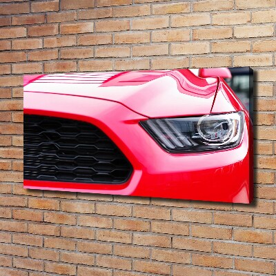 Quadro su tela Mustang rossa