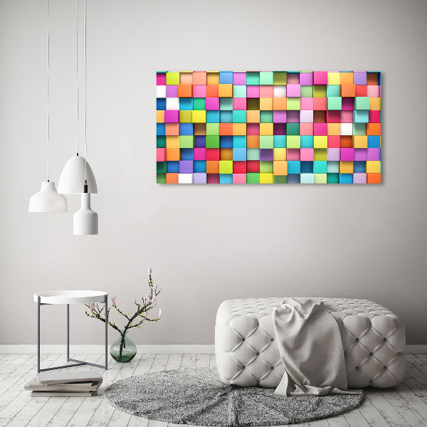 Foto quadro su tela Quadrati colorati