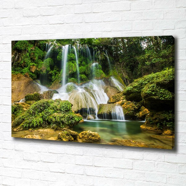 Foto quadro su tela Cascata