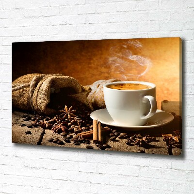 Foto quadro su tela Caffè e spezie