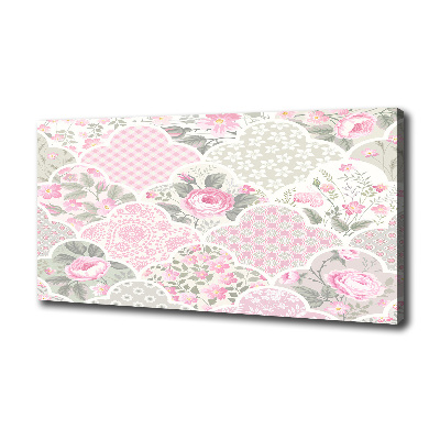 Foto quadro su tela Rose e ornamenti