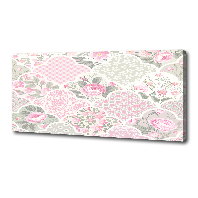 Foto quadro su tela Rose e ornamenti