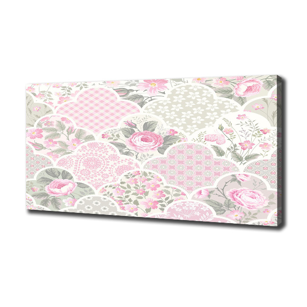 Foto quadro su tela Rose e ornamenti