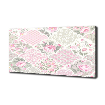 Foto quadro su tela Rose e ornamenti