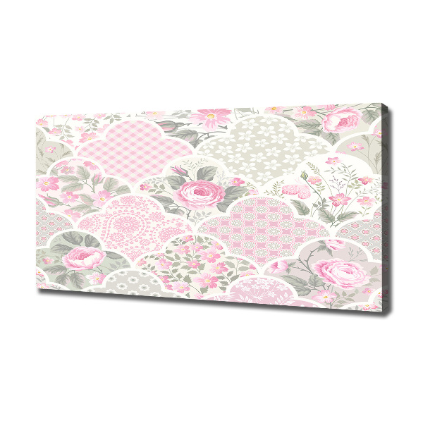 Foto quadro su tela Rose e ornamenti