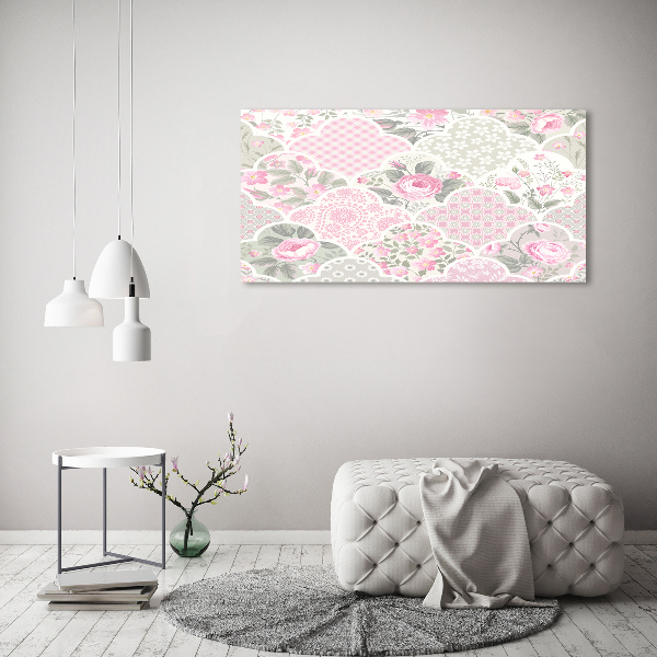 Foto quadro su tela Rose e ornamenti