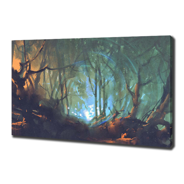 Quadro su tela Foresta mistica