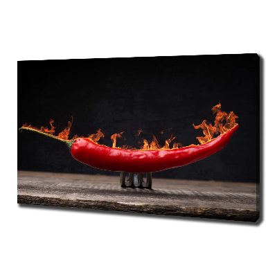 Quadro stampa su tela Peperoncino